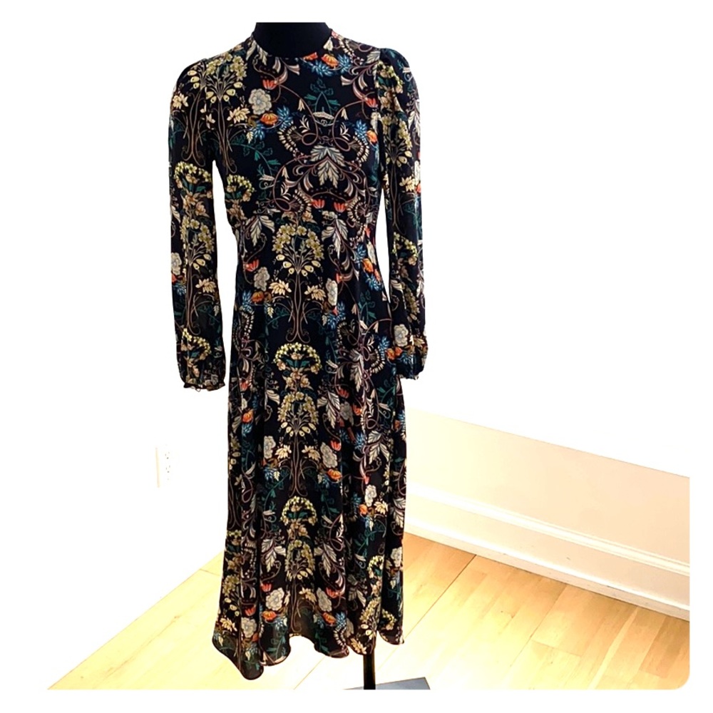 Zara Maxi Dress Floral Pattern - Size S